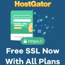 HostGator: From $ 2,75 / Month + FREE SSL on Shared Hosting Plans !