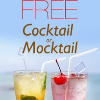 FREE Cocktail / Mocktail at 32+ Selected Restaurants !