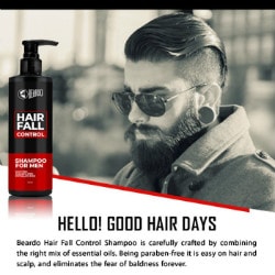 Beardo: Flat ₹ 350 on Hair Fall Control Shampoo for Men