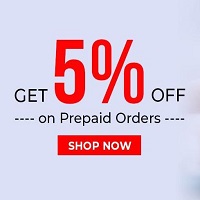 Metro Shoes: Flat 5% OFF on All Prepaid Orders