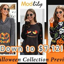 ModLily: Down to $ 7.12 on Halloween Collection Tops