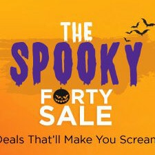 Flat 40% OFF on Spooky Forty Sale Orders