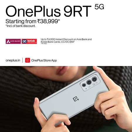 OnePlus IN: OnePlus 9RT starting from ₹38.999