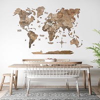 Enjoy The Wood: Get up to 50% OFF on Wooden World Maps