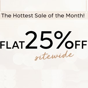 Sale: Flat 25% Off Site-Wide