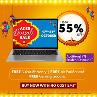 Diwali Sale: Get up to 55% OFF + 7% Student Discount