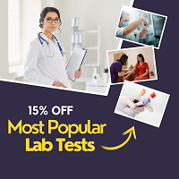 Walk-In Lab: Get up to 15% OFF on Most Popular Tests