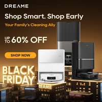 Dreame: Black Friday Flash Sale: Up to 60% OFF
