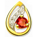 Surat Diamond : Get 29% off Diamond & Ruby Fine Gold Pendant Orders