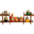 Get 34% off 7 Terracotta Warli Handpainted Pots With Sheesham Wooden Frame Orders