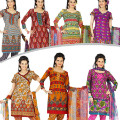 Bag it Today: Get 60% off Bahaar Set of 7 Ready to Stitch Suits Orders