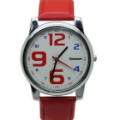 Kaunsa: Get 87% off REEBOK Unisex Red Leather Starp Wrist Watch Orders