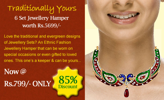 Get 85% off 6 Set Jewellery Hamper Orders
