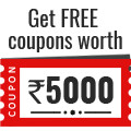 Get ₹ 5000 Free Coupons off Deposit Orders minimum ₹ 50,000+