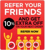 Get 10% off Your Next Orders When Referring Friends