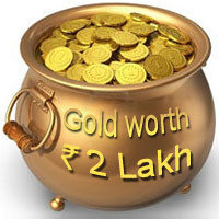 Jeetle: Bid ₹ 7 off the 2 Lakh Gold Brick Auction