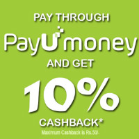 Fly Mantra: Get 10% Cashback off all Bookings Orders Site-Wide for PayUMoney Customers