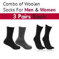 Get 50% off Combo of Woolen Socks For Men & Women Orders