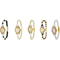 Shop CJ: Get 60% off Oleva Pack of 5 Pearl Watches Orders