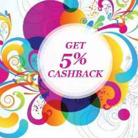 Get 5% Cashback off ALL Prepaid Orders Site-Wide