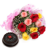25% OFF on Vibrant Roses & Cake Orders