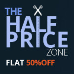 Zotezo: Flat 50% OFF on Half Price Zone Orders