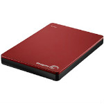 Flat 50% OFF on Seagate 1TB Backup Plus Slim Portable External Hard Drive (Red)