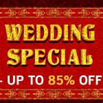 HomeShop18: Upto 85% OFF on Wedding Special Orders