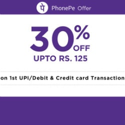 Flat 30% Cashback on PhonePe Bookings