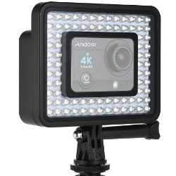 Cafago: Flat 53% OFF on Andoer Action Camera LED Ring Light Dimmable