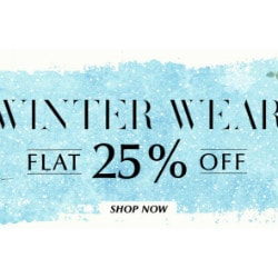 Vajor: Flat 25% OFF on Winter Wear SALE !