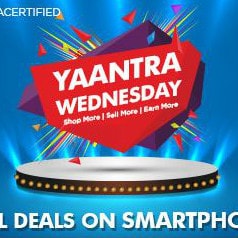 Yaantra: Upto 20% OFF on Wednesday Smartphone Sale !