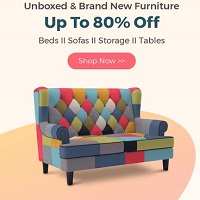 Zefo: Upto 80% OFF on Unboxed & Brand New Furniture
