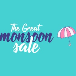 Upto 80% OFF on The Great Monsoon Sale !