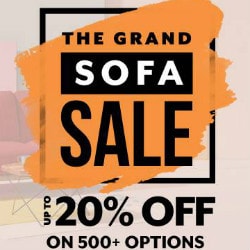 Upto 20% OFF on The Grand Sofa Sale !