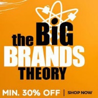 Fynd: Min 30% OFF on Big Brands Theory Orders
